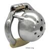 Ergonomické zařízení na mužskou cudnost Stealth Lock z nerezové oceli, klec na penis, zámek na penis, kroužek na penis, pás cudnosti, S077