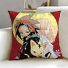 anime Shaman King Cushion Cover Soft  EasyWash Pillow Case  Versatile for Couch Bed Travel and Office