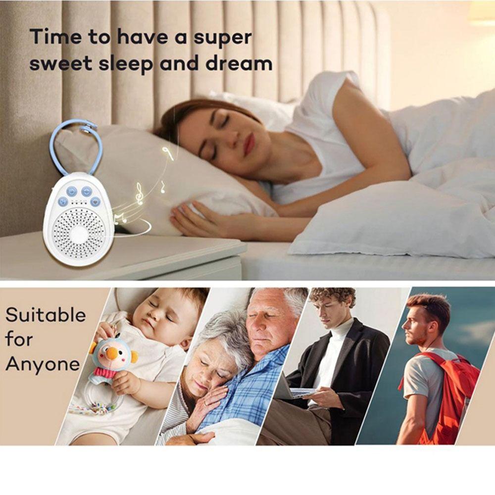White Noise Baby Sleep Machine USB Rechargeable Sleep Aid Music  Kids Room