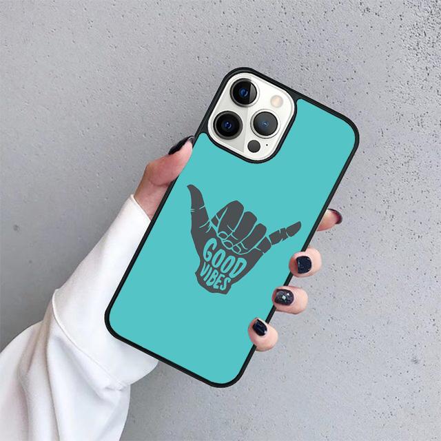 Surfer Surf Hang Loose Shaka Phone Case Cover For iPhone 17 Air 15 16 14 13 12 Pro Max 11 Pro Max Plus Coque Shell