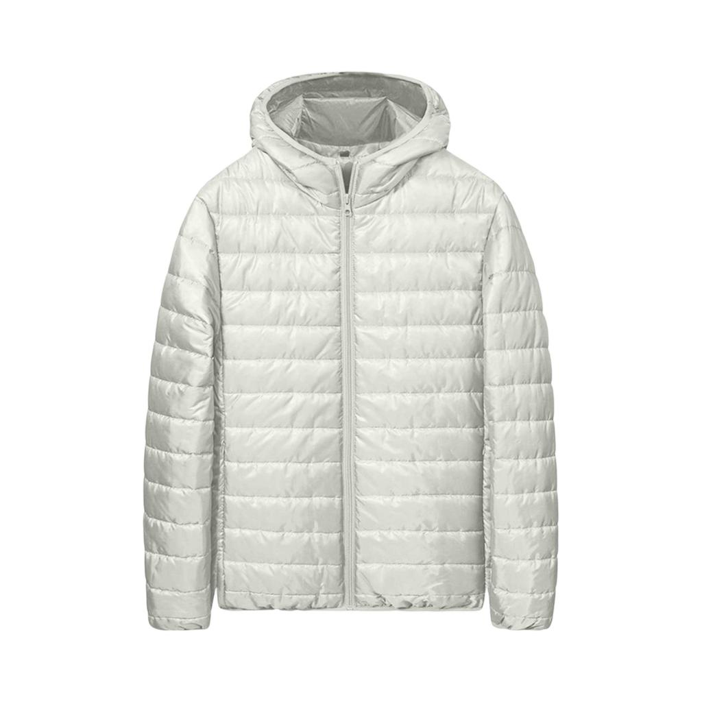 Pánská zimní bavlněná bunda velkých velikostí s kapucí, volný střih, lehká pánská bavlněná bunda kabát