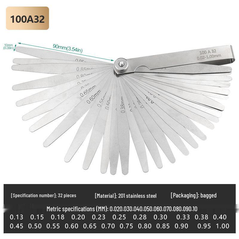 Set Eleron din Oțel Inoxidabil de Înaltă Precizie (0.01-1mm) Metric/Imperial