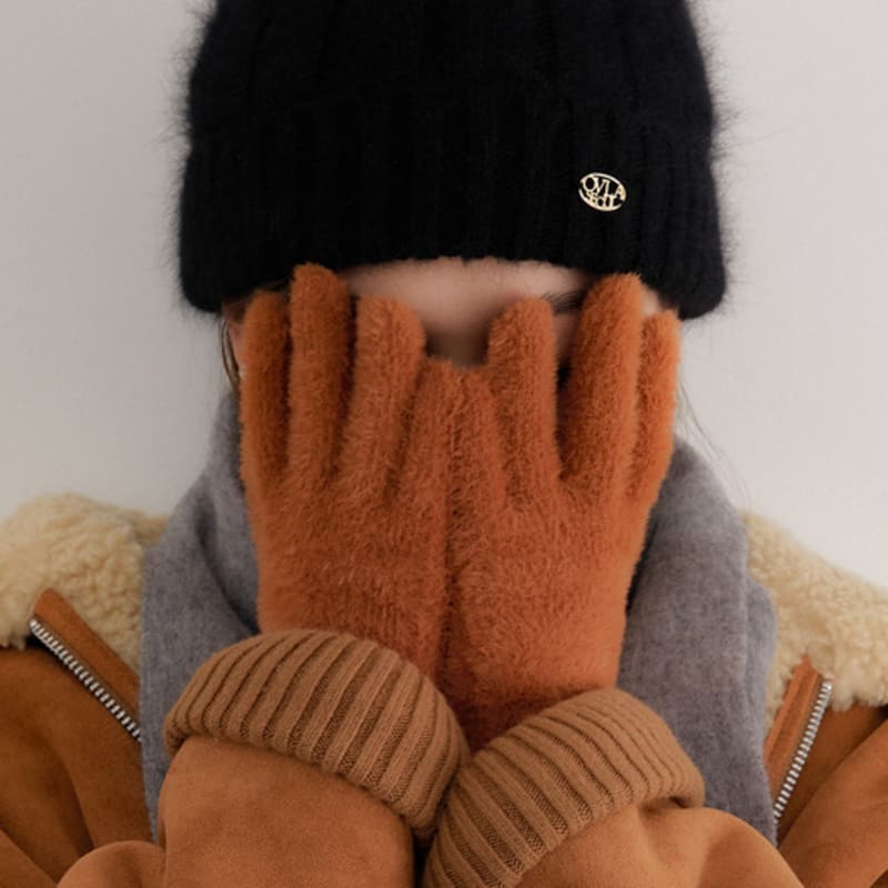 OVLA micro fiber fluffy bubble gloves_colors GL004