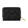 Louis Vuitton Lou Wallet Black Monogram-Embossed Lambskin Women Wallets M81599