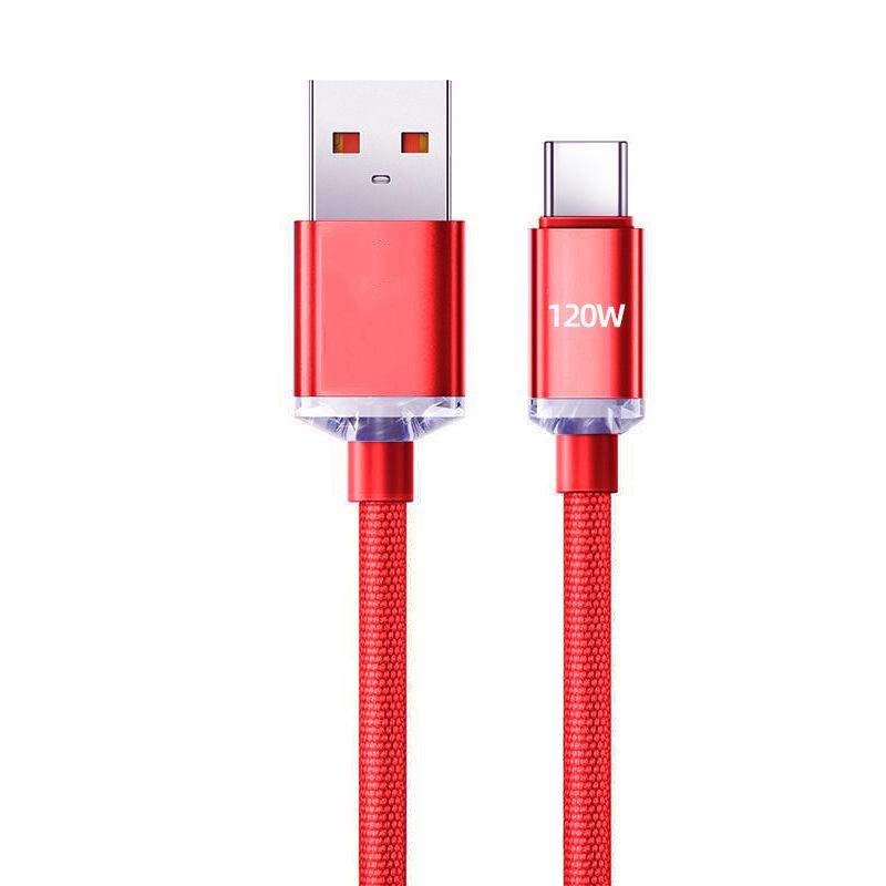 Jingyao 120W Super Fast Charge Type-C Cable for Huawei, Honor, Vivo, Oppo, Xiaomi 6A