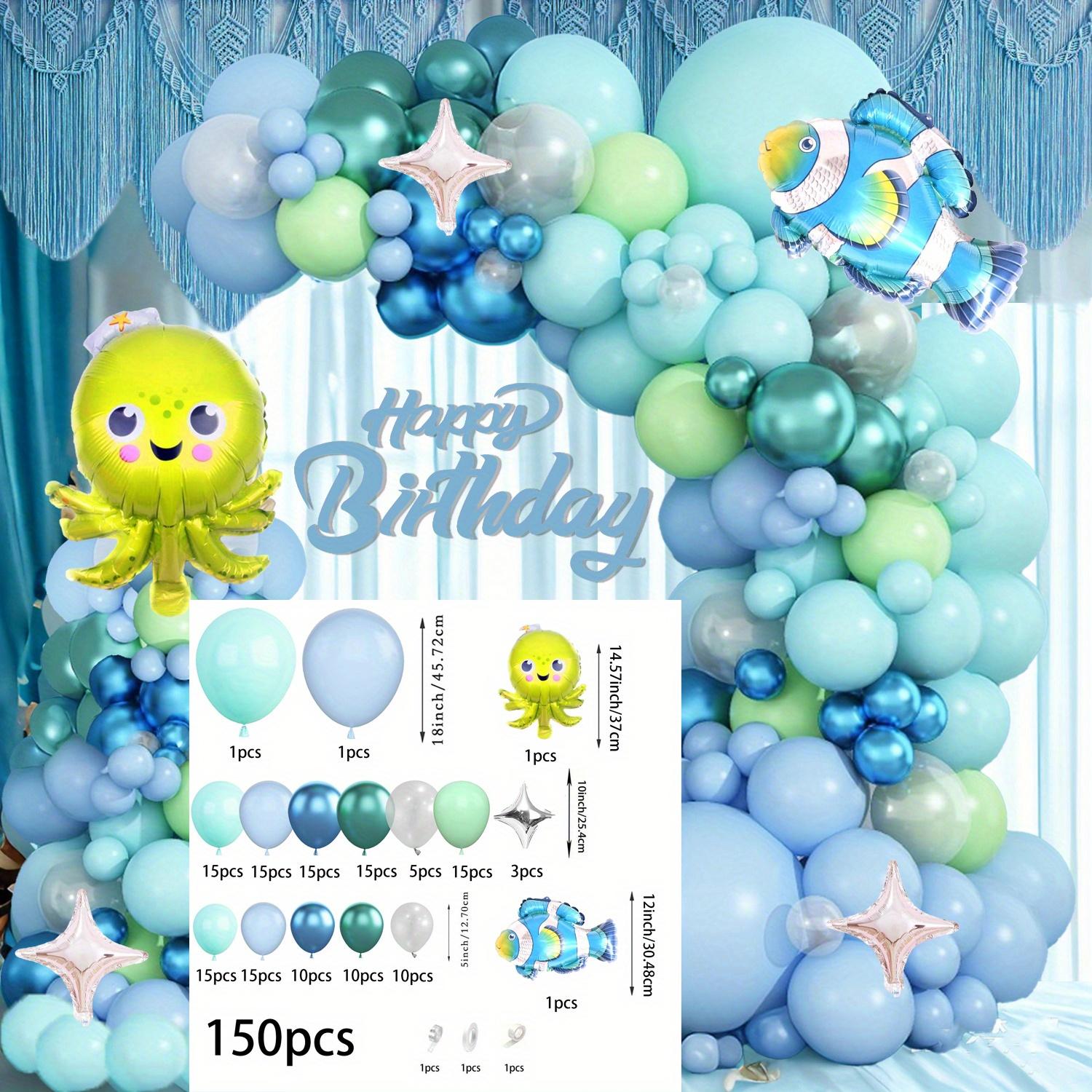 

Ocean Theme Balloon Set for Birthday Party Decoration Ocean Theme Scene Decoration Summer Decoration Home Decoration Other