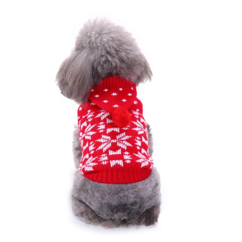 Winter Knit Pet Sweater High Collar Warm Halloween Christmas Holidays Small Medium Large Dogs