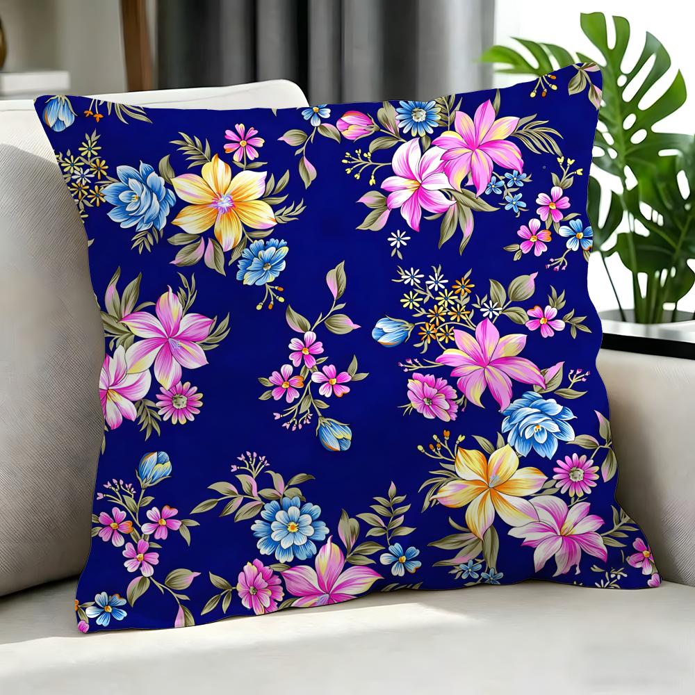 Art CChinese Traditional Floraled Cushion Cover Cushion Cover Set Pcs x x x Pillowcase Decorative Sofa Home Decor