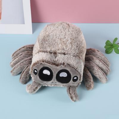 Entzückendes Plüschtier „Lucas Spider“, Halloween-Begleiter, ausgestopftes Tier für Kinder, perfektes Geschenk für Spinnenliebhaber, weich und kuschelig