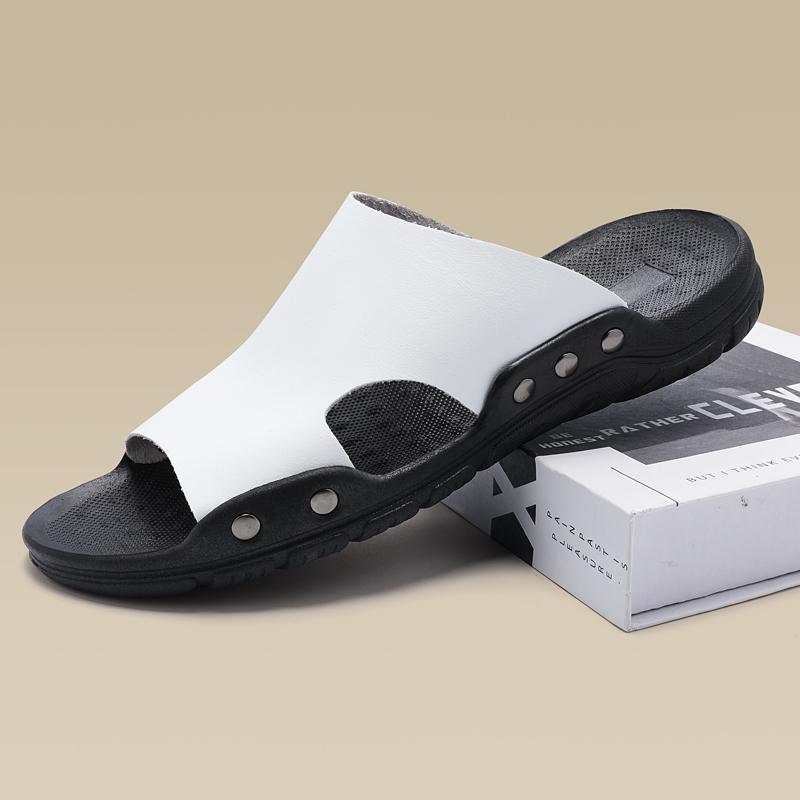 Men's Shoes Summer Slippers Mens Indoor Slides Casual Sandals Man Lightweight Breathable Beach Slippers for Men Sandals