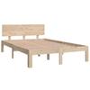 Solid Wood Bed 120 X 190 Cm