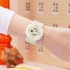 Casio BABY-G Chocolate Theme Series Shockproof and Waterproof Sports and Leisure Cute Round Dial Quartz Movement Resin Strap Japanese BA-110XSW-7APRQ
