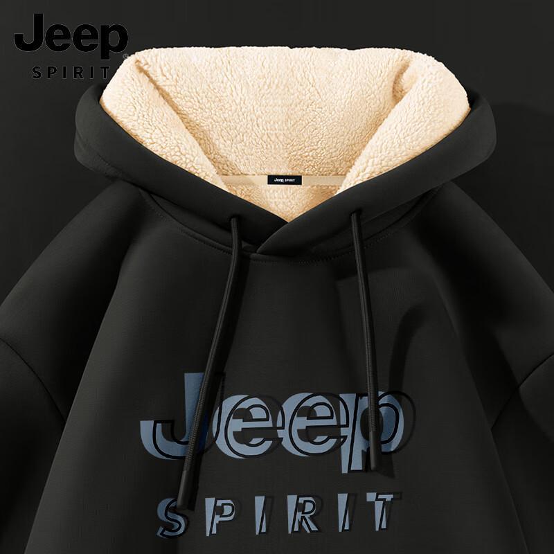 

JEEP SPIRIT Мужская толстовка с капюшоном из плотного флиса 3XL