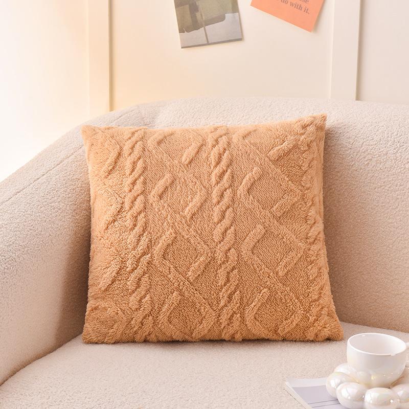 

Solid Color Pillow Cover 40x40 For Sofa Decro Soft Plush Cushion Covers 50x50cm Home And Decoration Luxury Throw Pillow Case 40x40cm 1pcs