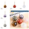 New Design 25mm Ball Incense Holder Rose Quartz Round Ball Handcrafted Gemstone Incense Holder Amethyst Desk Ornament Home Decor
