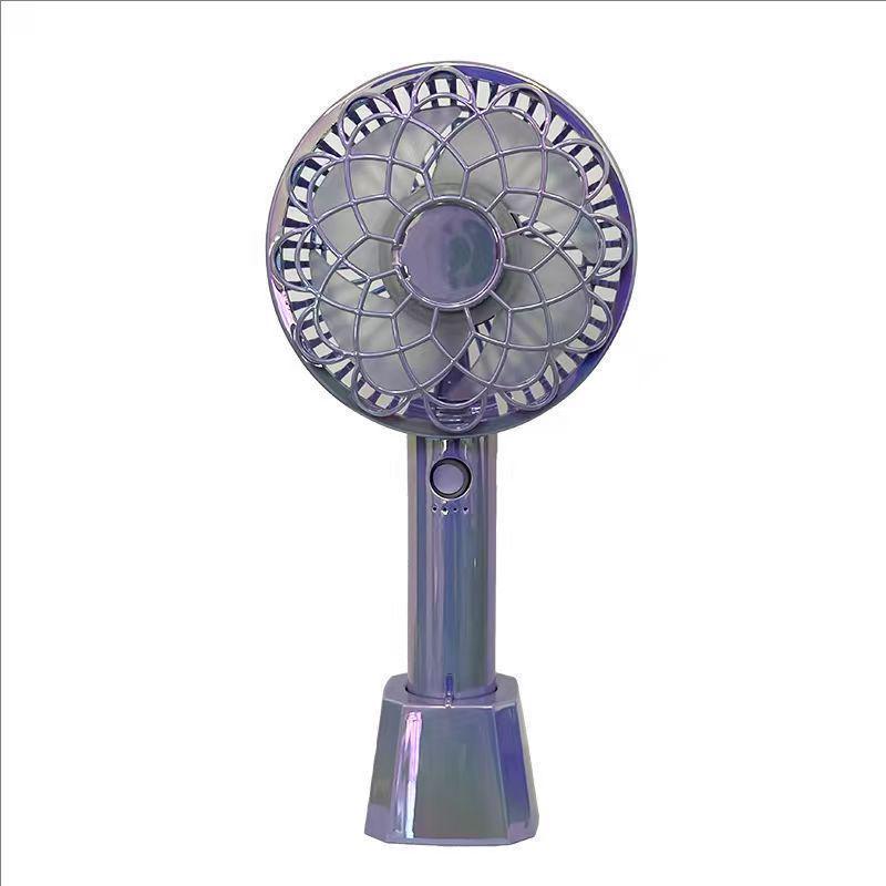 

Yizhun Snowflake Handheld Fan: Portable, Color-Plated, Rechargeable, Compact Desktop Fan for Summer 220x105x53.6