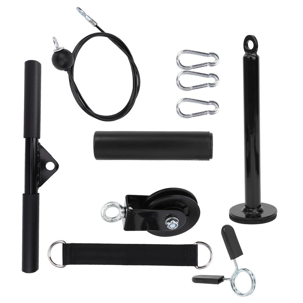 Kombinovaná sada fitness vybavení pro kutily, kladka, rukojeť, triceps, posilovací zařízení