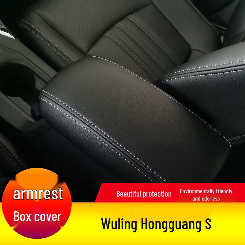 Wuling Hongguang S Armrest Box Protective Leather Cover, Fits 14-24 Models