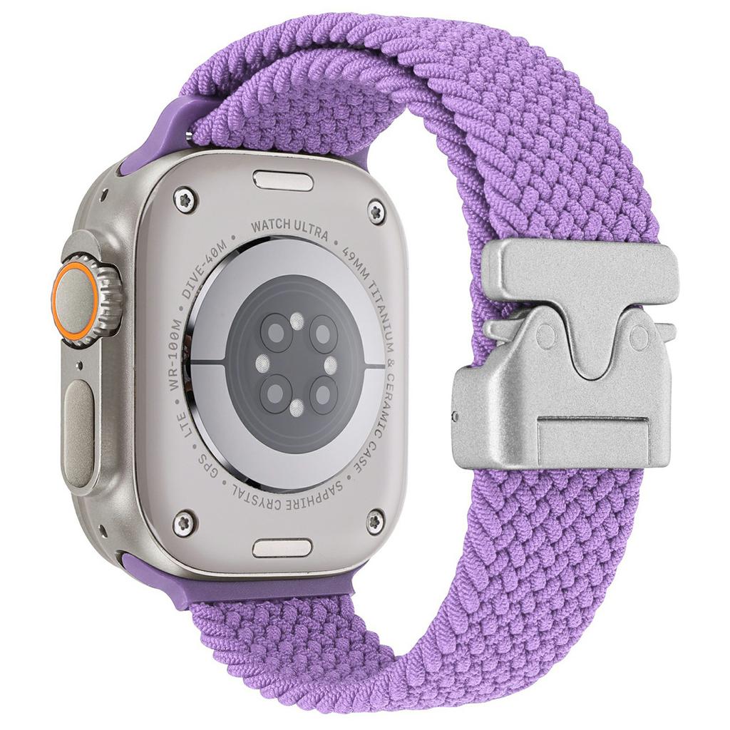 Wrist Strap for Apple Watch Series 10 9 8 7 SE 6 5 4 3 2 1 42mm 41mm 40mm 38mm Parachute Buckle Nylon Braided Watch Band