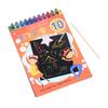 12 Blatt Magisches Kratz-Zeichenpapier Buntes Mal- Kritzel-Notizbuch Geschenk für Kinder Zufällige Farbe