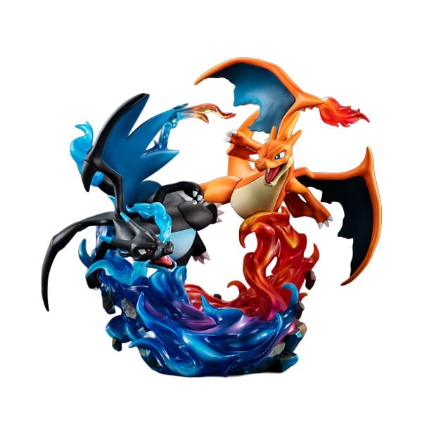 Series Mega Charizard X Mega Charizard Y Complete Figure G.E.M.EX Pokémon &