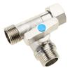 Tee Stop Valves Feed Water Adapter 1/2 X 1/2 X 1/2 Inch Compression Tee Valve Tee Fitting Tee Connector Adapter Enduring