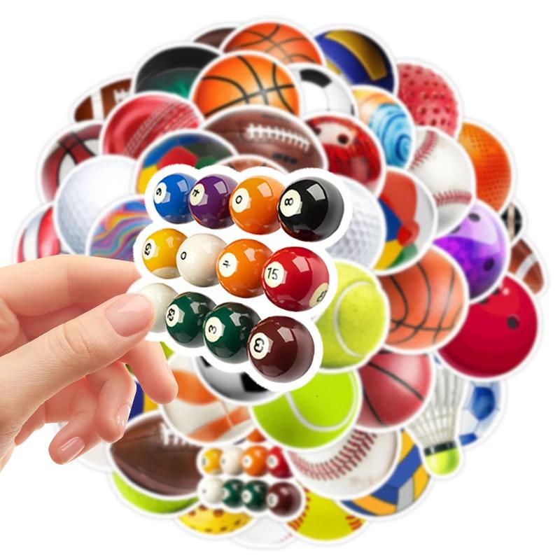 High-Standard-Quality 50Pcs High-Quality Mixed High-Quality Sports High-Quality Stickers Collection Kit - High-Quality Basketball High-Quality