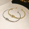 Braccialetti in acciaio inossidabile vintage da uomo alla moda intrecciati con trama intrecciata per donna, gioielli dichiarazione streetwear goth regali