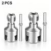 1/2Pcs Heavy-Duty Pvc/Plastic Pipe Threading Tool Kit 1/2" 3/4" 1" Male & Female Threads For Pvc Ppr Mpp Pipes