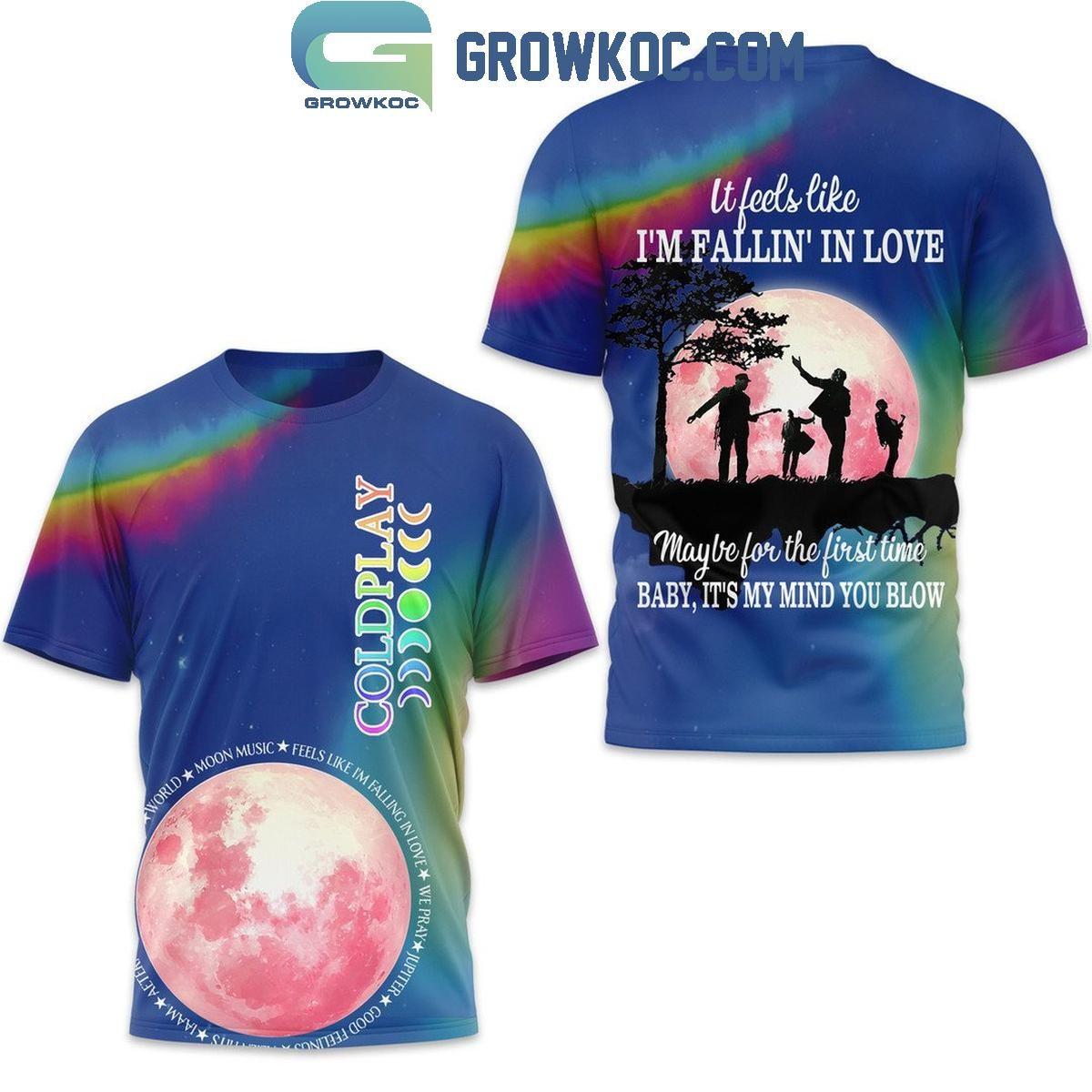 Coldplay It Feels Like I’m Fallin’ In Love Maybe For The First Time 3D T-Shirt XL