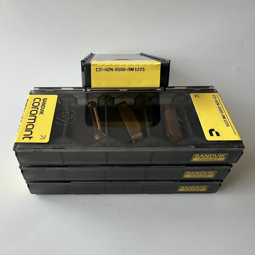 Sandvik / C2I-H2N-0500-RM 1225 /  Industrial Indexable Carbide Inserts 10 Pcs