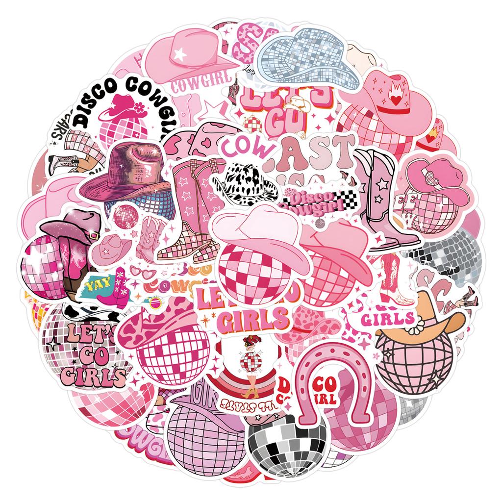 55 New Disco Cowgirl Graffiti Stickers Decorate Suitcase Laptop Mobile Phone Stickers