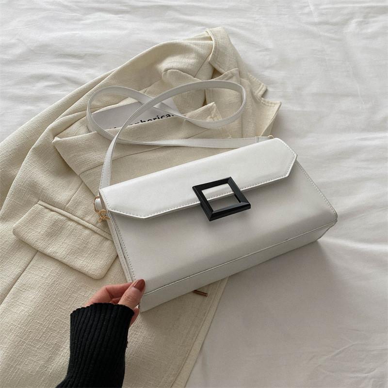 Stylish Compact Square Bag With Soft Pu Material In Elegant Colors For Street Fashion Lovers
