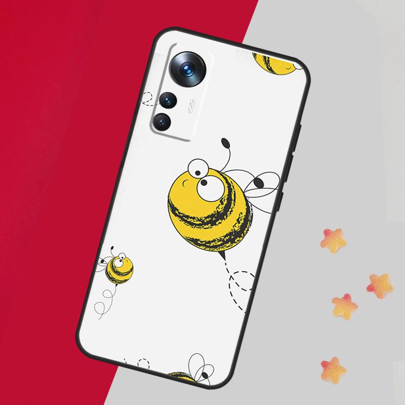 Bee Honey Case For Xiaomi 13T Pro 12T 11T 12 14 13 Lite 12X POCO F5 X3 X5 Pro X4 F4 M5 M5s F3 Cover