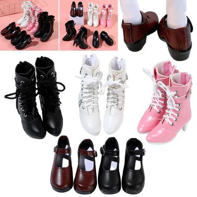 PU Leather 1/3 5 Styles 60cm Doll Boots Fabric Shoes Play House Accessories Differents Color