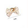 1/2pcs  Black Satin Bow Clip WOMEN'S Summer Headwear Simple Temperament Hair Clip Back of the Head Shark Clip
