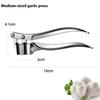 Kitchen Stainless Steel Garlic Smasher Squeezer Manual Press Grinding Tool Kitchen Accessories Kitchen Accessories Tools