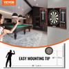 Dartboard and Cabinet Set Official Size Complete Accessory Steel Tip Dart