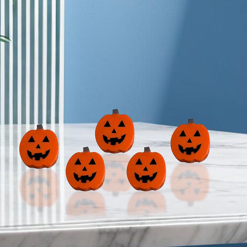 5/10/15 Stück Halloween Kürbis Knauf Knopf Abdeckung Wiederverwendbare Schrankknöpfe Dekorative Türgriffschützer für Halloween Dekorationen