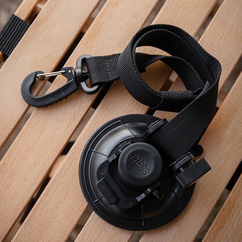 Door Heavy Duty Fastening Belt Door Retainer Strap Holder Door Suction Cup Strap Adjustable Fastener Portable