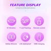 Anal Plug Vibrator Butt Plug Prostate Vibrating Massager Remote Control Female Masturbator Sex Toy for Couple with LED Light
