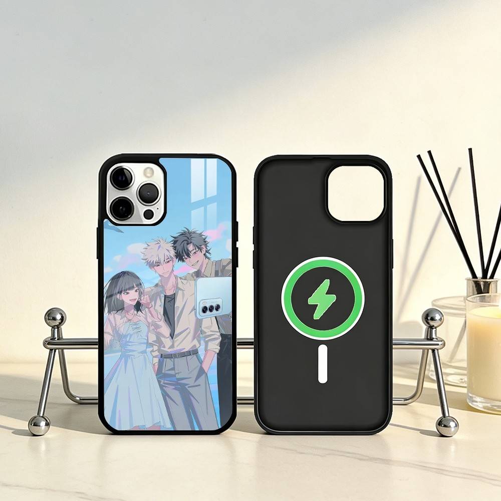 Link Click Handyhülle für iPhone 17, 16, 15, 14, 13, 12, 11 Plus, Pro Max Magnetisch für Magsafe Kabelloses Laden