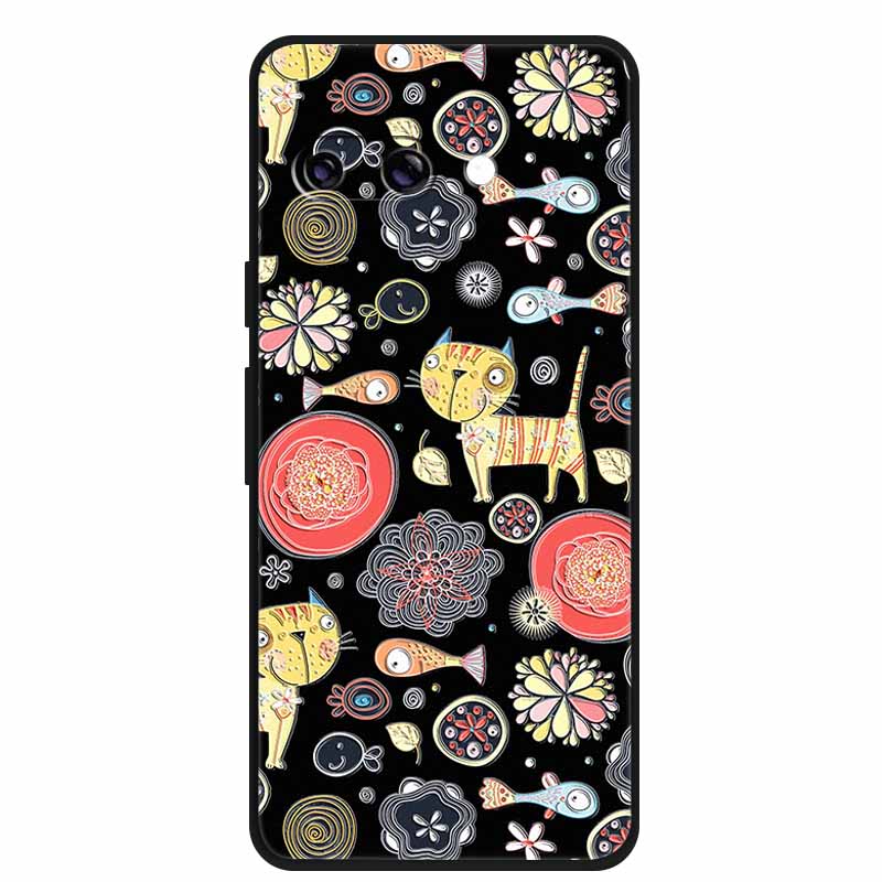 For Google Pixel 10a Case 3D Relief Flower Emboss Soft Silicone Funda Google Pixel 10a 5G 3D Cartoon Shell Pixel10a 3D Relief