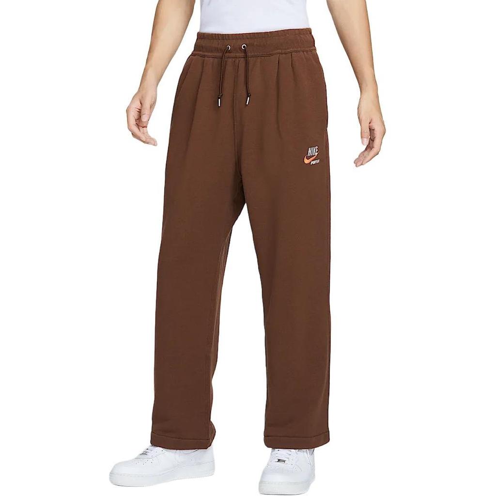 Nike Sports Life Collection Knitted Sweatpants Men's Brown DX8186-259