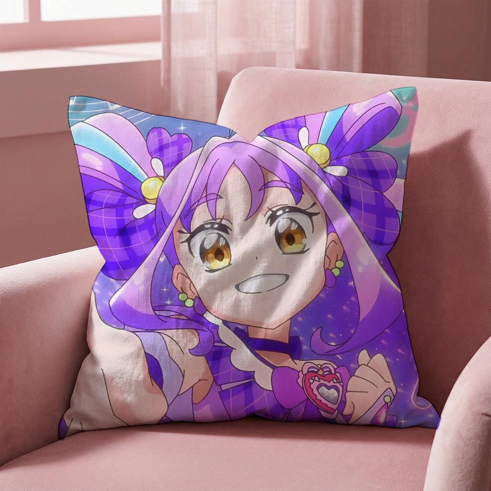 Federa Cuscino Multi-Scena Reversibile, Morbida e Resistente per Uso Quotidiano - You and Idol Pretty Cure