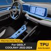 Car Interior TPU Film for Geely COOLRAY 2026 2026 2026 Binyue Cool Gear Panel Center Console Anti-scratch Pre-cut PPF Cover