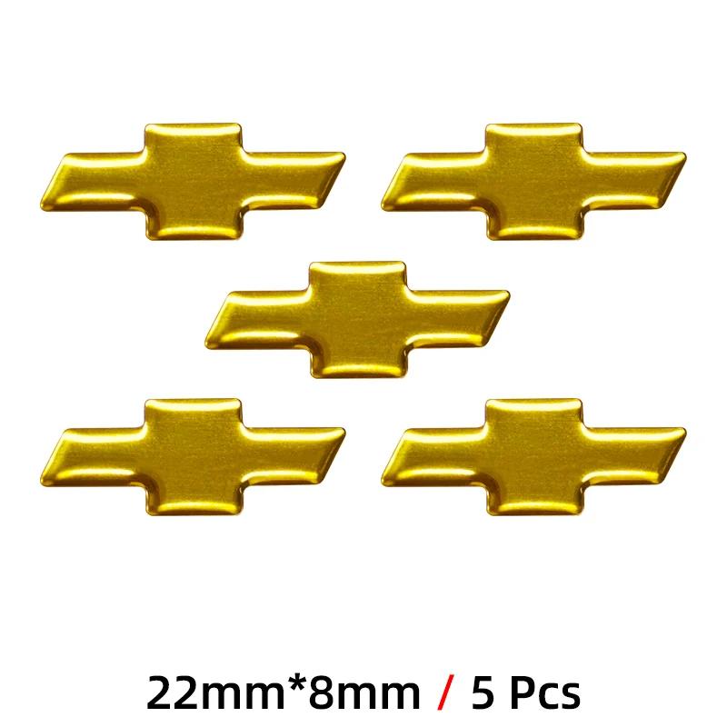 Adesivo Emblema per Chiave Auto Remota in Alluminio 18mm 22mm Accessori Auto Per Chevrolet Colorado Cruze Spark Captiva Malibu Aveo