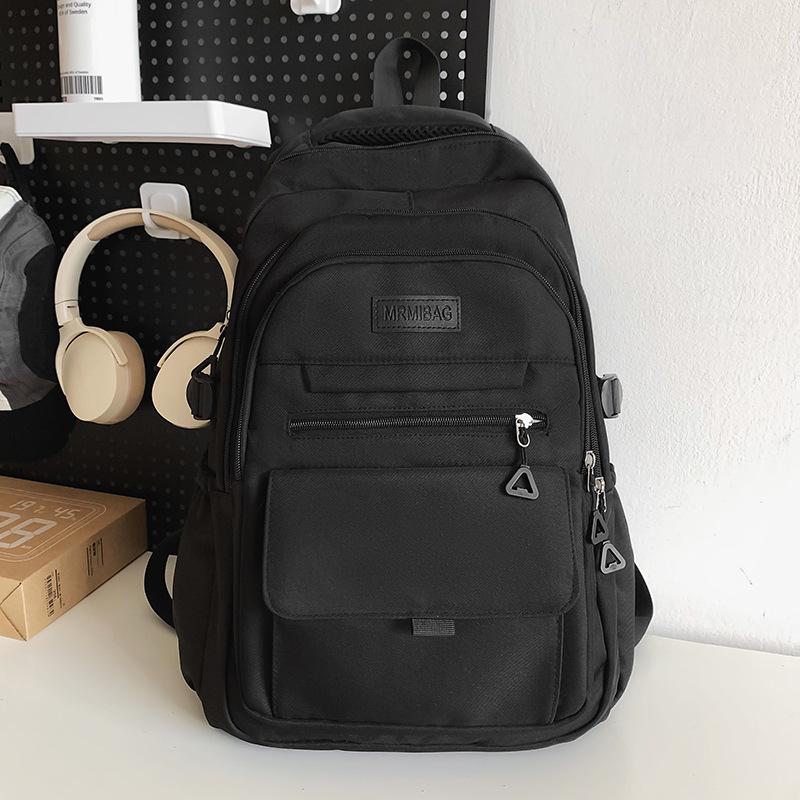 School Bag Elementary School Girl College Student Burgundy Backpack Male Junior High School Student High School Student Backpack