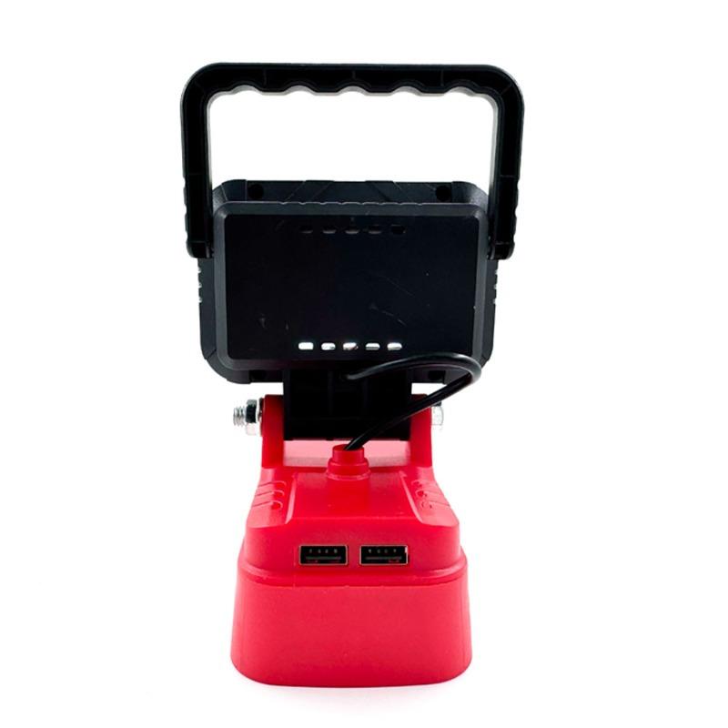 For Milwaukee 18V Li-ion Battery 3inch 15 LED Portable Lanterns Spotlight Torch LED Work Lights Camping Lamp Emergency Lighting