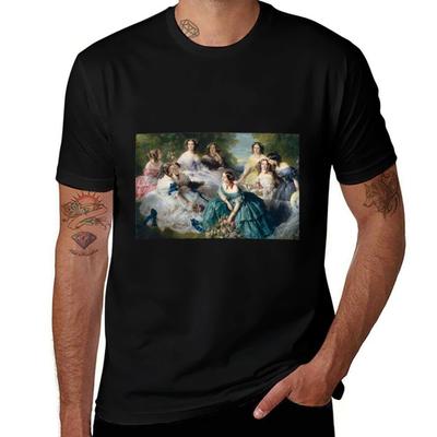 High Society Von Franz Xaver Winterhalter T-Shirt Basic Lässig Kurzarm Baumwollhemd